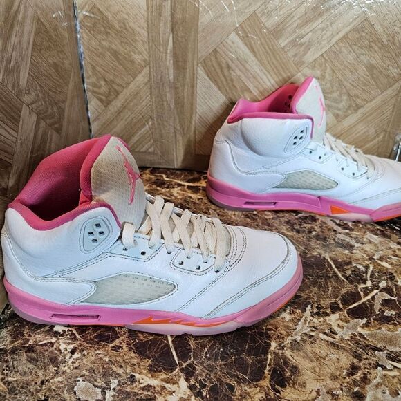 Jordan 5 Retro WNBA Pinksicle orange women's size 8. GS 6.5.   683 - Picture 3 of 12